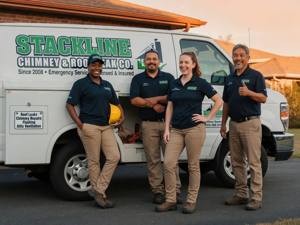 Chimney flashing repair company in Acushnet, MA